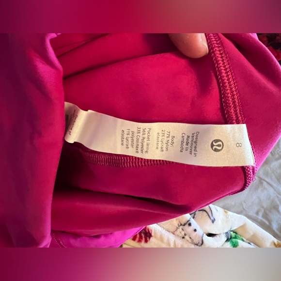 Lululemon Fuschia Pants - Picture 2 of 3